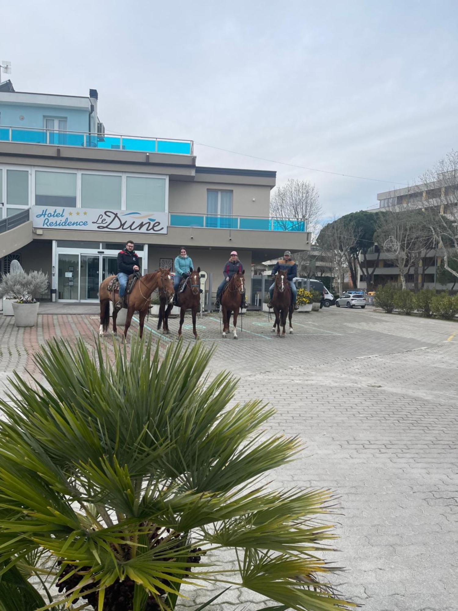 Hotel-Residence-B&B Le Dune Beach Service Included リド・アドリアーノ エクステリア 写真